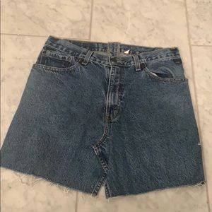 Denim skirt